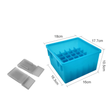 Fishing Lure Box 36 Grids Jig Storage Octopus Egi Organizer Hard Bait Container Case with Luminous,C