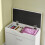 SoBuy Folding Shoe Bench with Seat, White 6