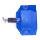 Jam Drum Block Musical Instrument Plastic with 3 Sided Mount Medium Pitch (Blue) 6