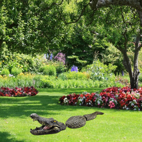 Floating Ornament Simulation Statue Water Decoy for Pool Pond Garden Decor 2