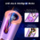 USB Automatic Curling Iron Cordless Auto Hair Curler Wireless Silky Curls Fast Heating Portable 5