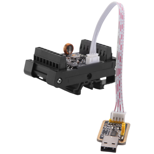 FX1N-14MT PLC Industrial Control Board+Case+USB-TTL Cable Module Analog Input/Output with Guide Rail 2