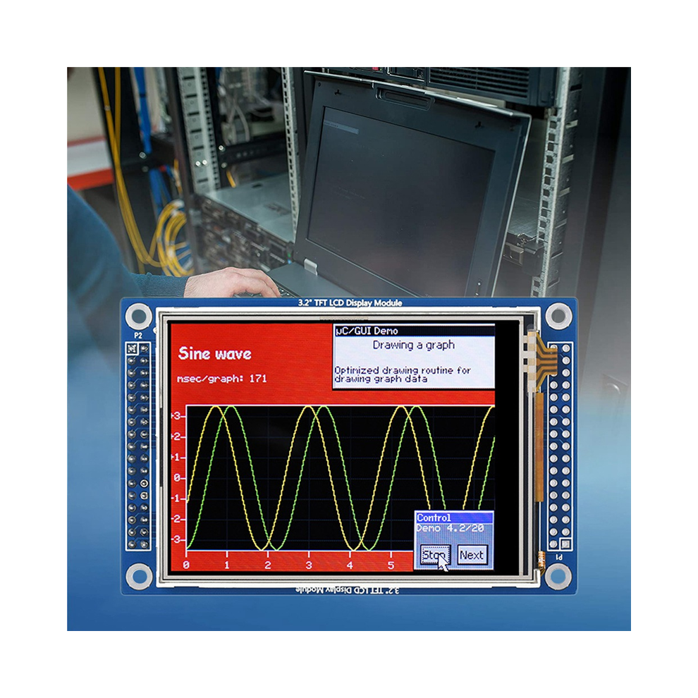 3.2 Inch Tft Lcd Display Module 320 X 240 Pixels Ili9341 8080 Parallel+Spi 3.3V 65K Color Resistance Touch Screen 4852689414281