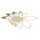 DIY Modern Gold Mirror Wall Clock Stickers, 15x15cm Home Decor 4