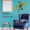 DIY Modern Gold Mirror Wall Clock Stickers, 15x15cm Home Decor 3