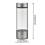 450Ml Portable Hydrogen Water Generator 3 Minutes Mode High Concentration 5