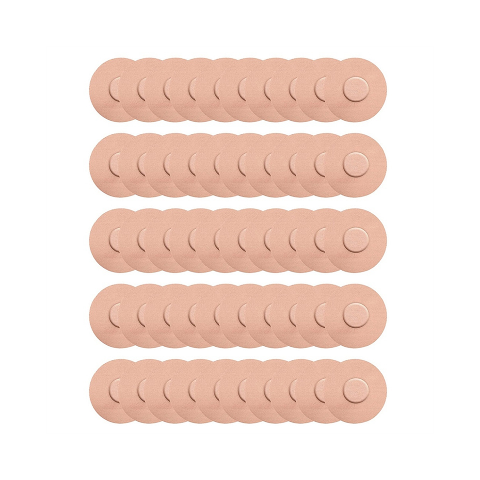 Saudism 50Pcs Sensor Adhesive Freestyle Patches Waterproof Sports Continuous Glucose Monitor Sticker Overpatch Stickers Skin