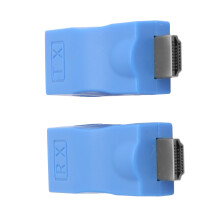 Adaptateur HDMI vers RJ45 en ABS bleu, 4Kx2K, 2,5 Gbps, 30 m