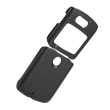 Razr 5G 2020 Étui en cuir 26g Bande bicolore