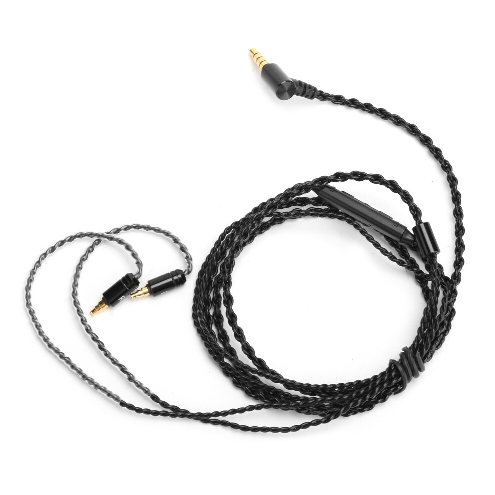 Replacement Audio Cable with Mic for IE40 PRO, 1.2m, Black
