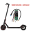 Electric Scooter Accessories Main Board LED Display Dashboard for 1S Parts 4