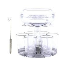 6 Shot Glass Wine Whisky Beer Dispenser Games Liquor Drinking