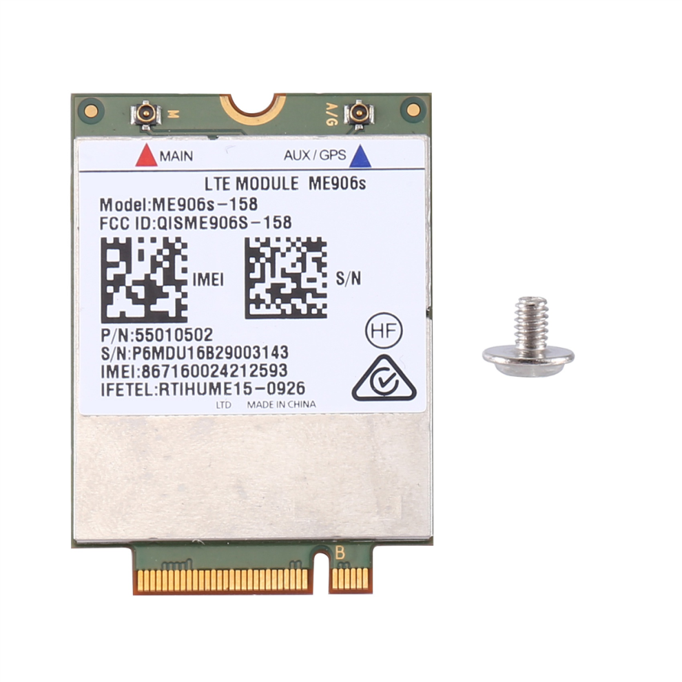 Unlock Me906s-158 Mobile Broadband Card 4G Lte / Hpsa+Mobile Wwan Module B1, B2, B3, B5 Universal 4852689425546