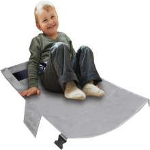 Airplane Footrest for Kids-Portable Toddler Travel Foot Hammock Seats Extender Leg Rest Children (Black)