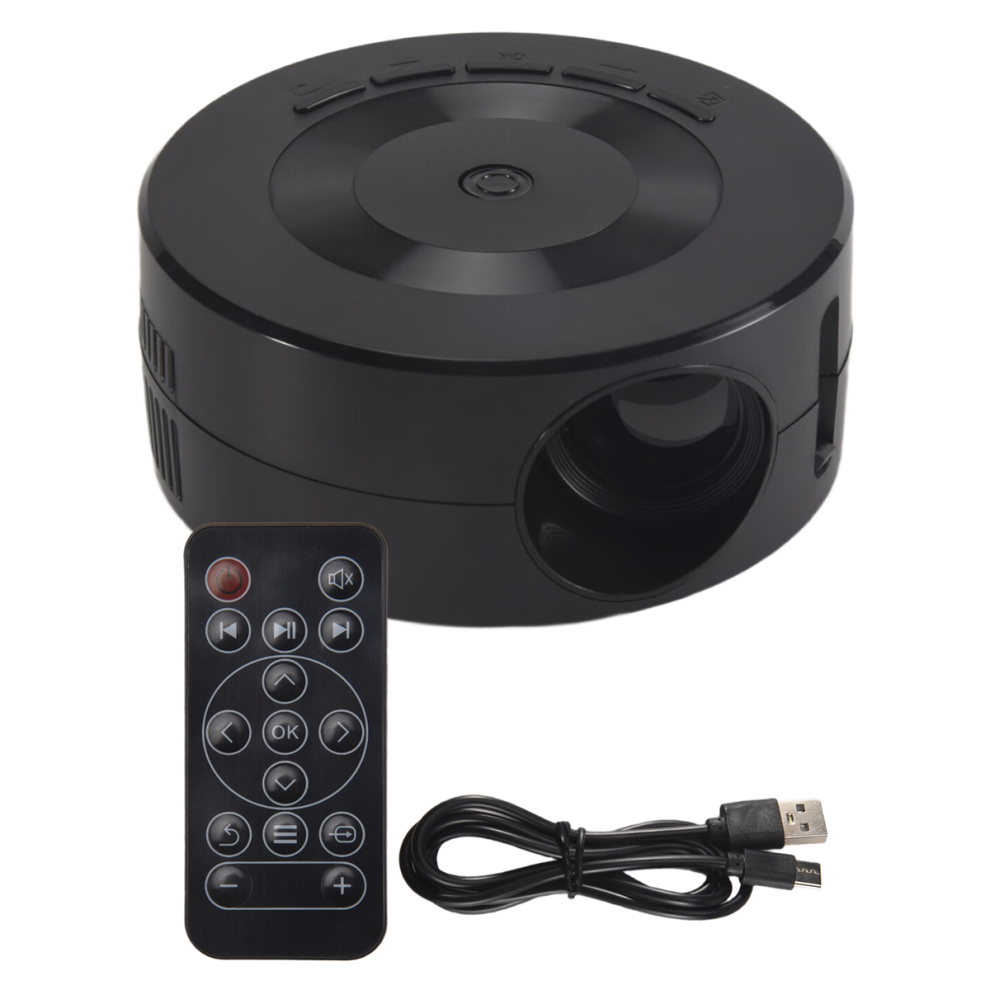 Yt200 Convenient Projector Led Mobile Video Home Theater Media Player Kids Wired Same Screen 4852689432735
