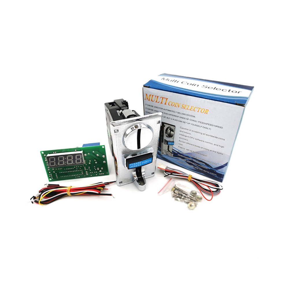 Multi-Currency Coin Acceptor 15A Time Control Board Massage Chair Washing Machine Box Accessories 4852689433572
