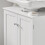 SoBuy Ντουλάπι μπάνιου Λευκό 60x60x29cm MDF 6