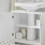 SoBuy Ντουλάπι μπάνιου Λευκό 60x60x29cm MDF 7
