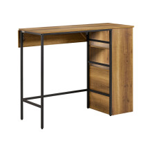 SoBuy barbord med barvogn og hylder - vintage sort