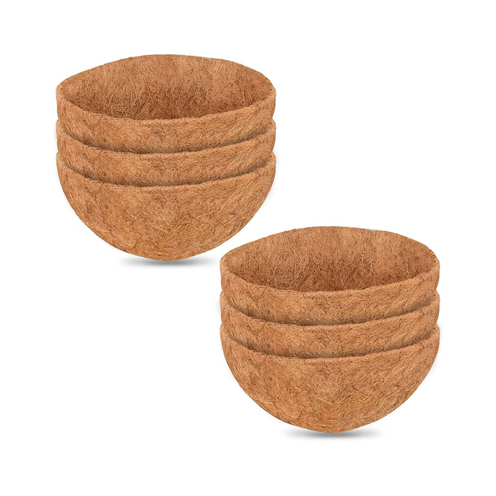Saudism 14 Inch Coconut Liners For ,Natural Coir Basket Replacement Hanging Flowers