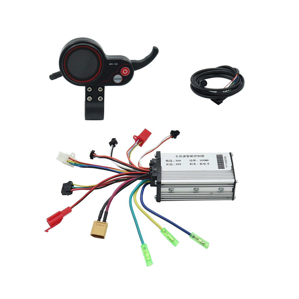 Saudism 36V 500W Controller+Mr-100 Lcd Display Dashboard Meter For Electric Scooter Accessories