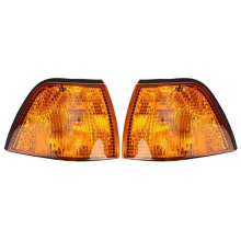 2Pcs Car Corner Light Without Bulb Turn Signal Indicator for E36 Sedan 1992-1998