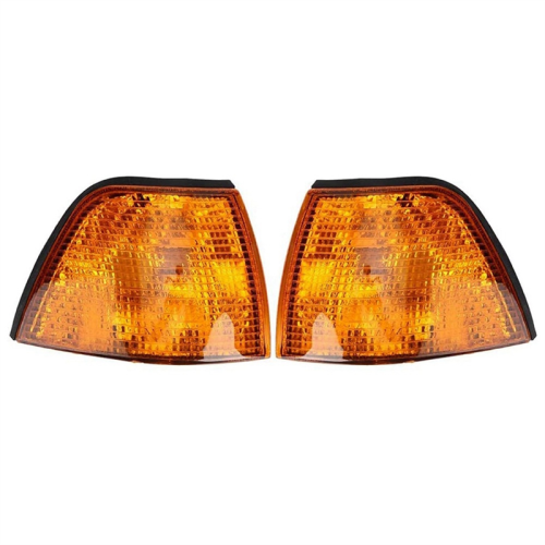 2Pcs Car Corner Light Without Bulb Turn Signal Indicator for E36 Sedan 1992-1998