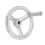 Cast Iron Round Hand Wheel with Revolving Handle for Machine Tools 12x125mm 10
