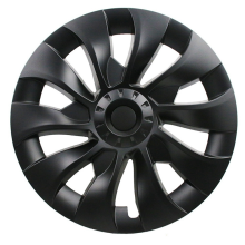 Model 3 Wheel Cover 18 Inch, Hub Cap Full Replacement Accessories for - Matte Black (Left)