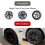 Model 3 Wheel Cover 18 Inch, Hub Cap Full Replacement Accessories for - Matte Black (Left) 7