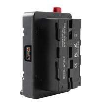 Power Adapter Mount Plate for Mini Nano V/V Battery to NP-F NP-F960 NP-F970,D-Tap Camera/LED Z Cam E2/F6/S6/F8