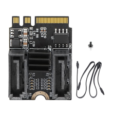 M2 to SATA3.0 Expansion Card KEY A + E WIFI M.2 Hard Disk Adapter Without Driver Installation JMB582 Chip