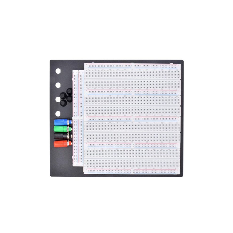 No Welding Solderless Breadboard Plate 3220 Tie-Points Test Circuit Board -208 4Pcs 830 Points 4852689452733