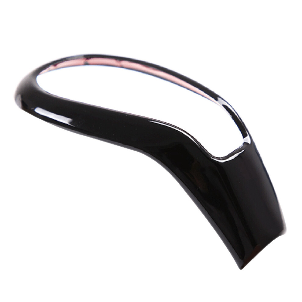 Glossy Gear Head Knob Shift Cover Trim Shifter Lever For Xc60 V40 S60 S80 13-18 Black 4852689461087