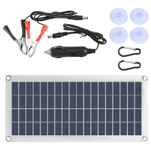 15W Solar Panel 12-18V Cell for Phone RV Car MP3 PAD Charger Outdoor Battery Supply B