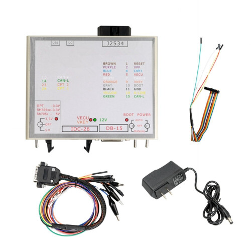 New Power Box J-TAG for FLASH Via J2534 Works ECU-Soft OBD ECU Programmer BOX US Plug 1