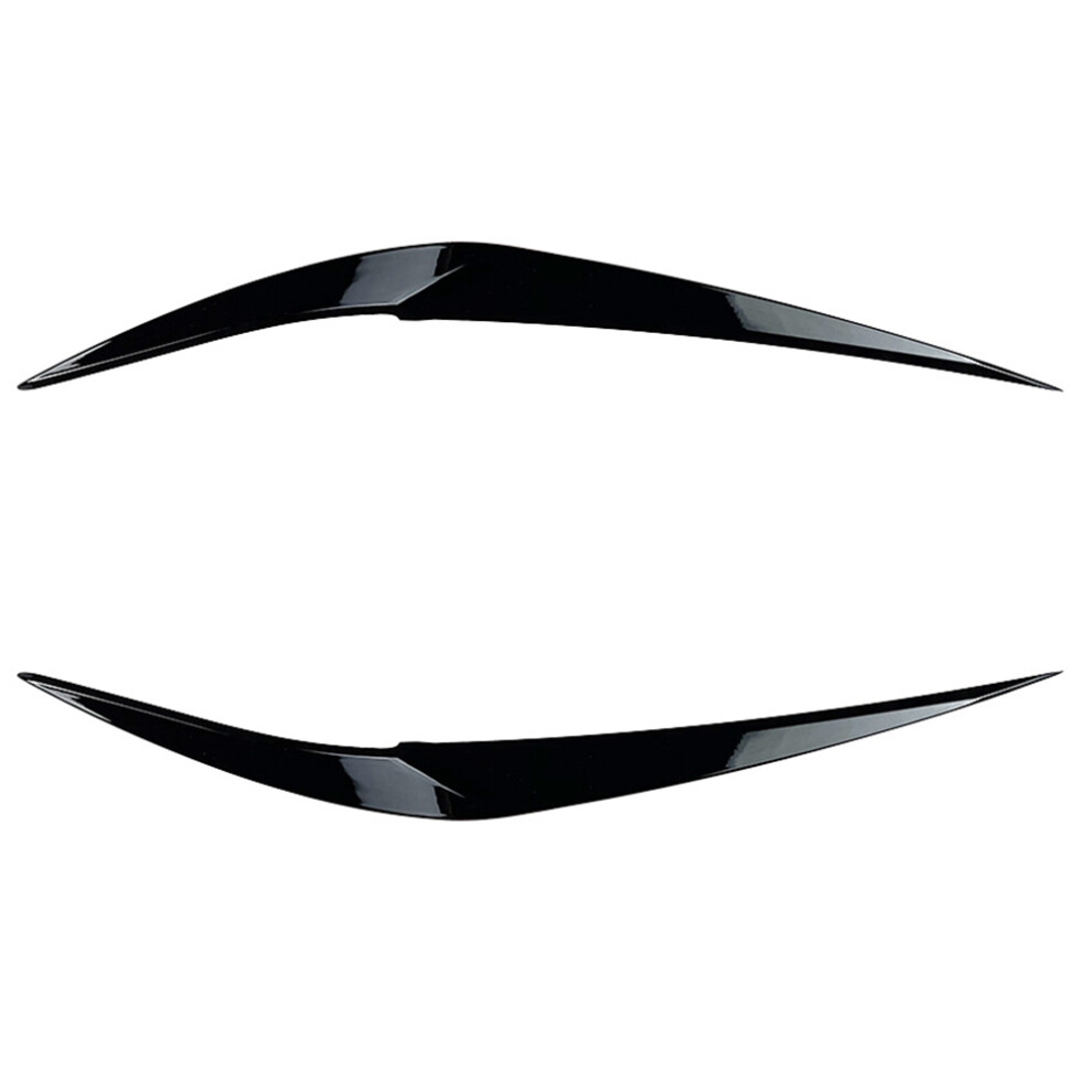 Front Head Cover Head Lamp Eyelid Eyebrow Trim Abs For X1 F48 Xdrive 2015-2021 Bright Light/Black 4852689464682