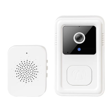 Wireless WiFi Doorbell Camera Video Two-Way Intercom Smart Home Voice Change Night Vision White
