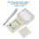 RFID NFC Smart Card Reader+5XUID Keychain Duplicator 125K 13.56MHz IC/ID Key Writer Programmer Replicator 4