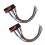 2Pcs Car Left Right Door Cable Wiring Harness Plug 1K0937702C for Fabia Superb 1