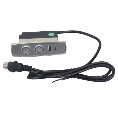 Electric Recliner Controller ABS 2 Button 5 Pin Straight Connectors Sofa Lift Chair Hand Control Switch