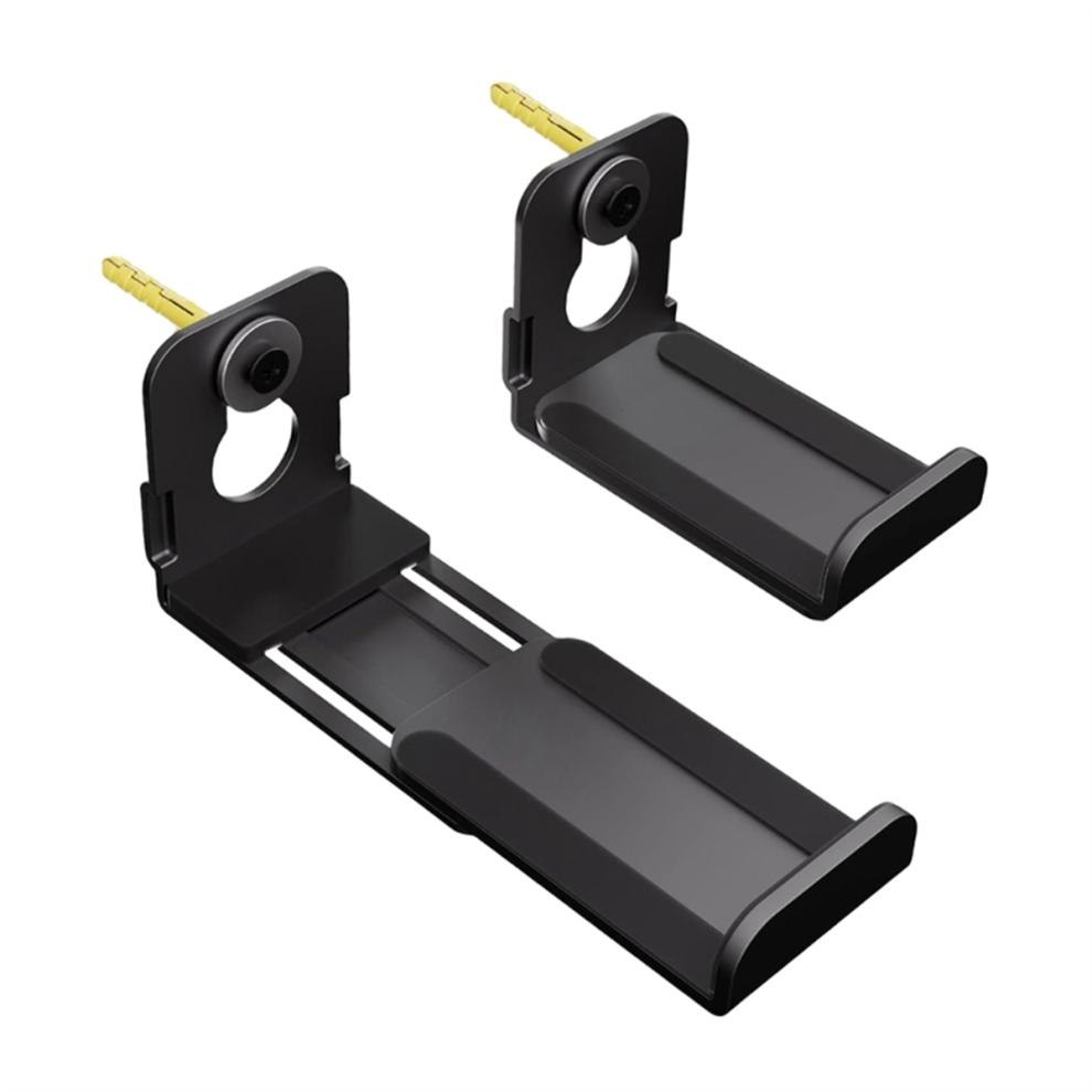2Pcs Speaker Wall Mount Floating Rack For Heavy Duty Center Channel,Surround Sound Enhancements Hangers Holder 4852689474261