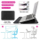 Laptop Stand Liner Bag Suitable for Thin Computer Bag, Waterproof Portable Protection 5
