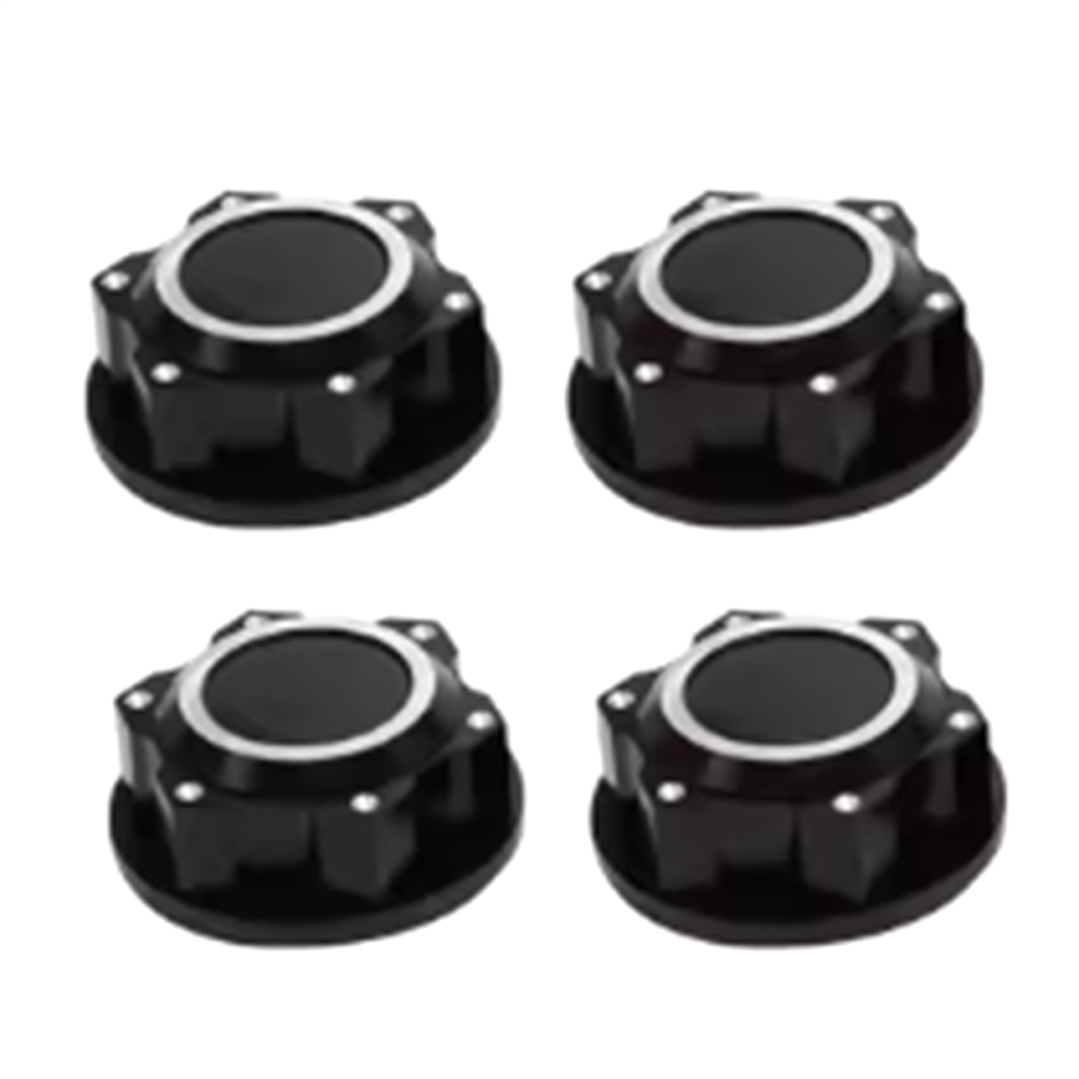 4Pcs Aluminum for Arrma 1/5 Kraton 8S Outcast RC Car 24mm Hex Wheel Nuts Hub Cover Dustproof Anti-Skid Black-image-OPC-PJCB2GG-NEW