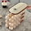 Double-Row Egg Storage Box Kitchen Refrigerator Side Door Transparent Rolling Rack,B 8