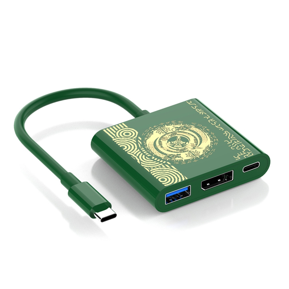 4K Hdtv Usb 3.0 Port And C Charging Travel Dock 100W Pd For / Oled Model Green 4852689471840