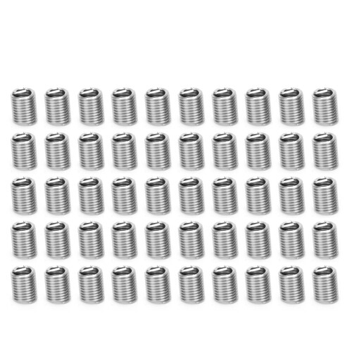 50 pièces d'inserts filetés M5/16-18-2.5D, en acier inoxydable 1