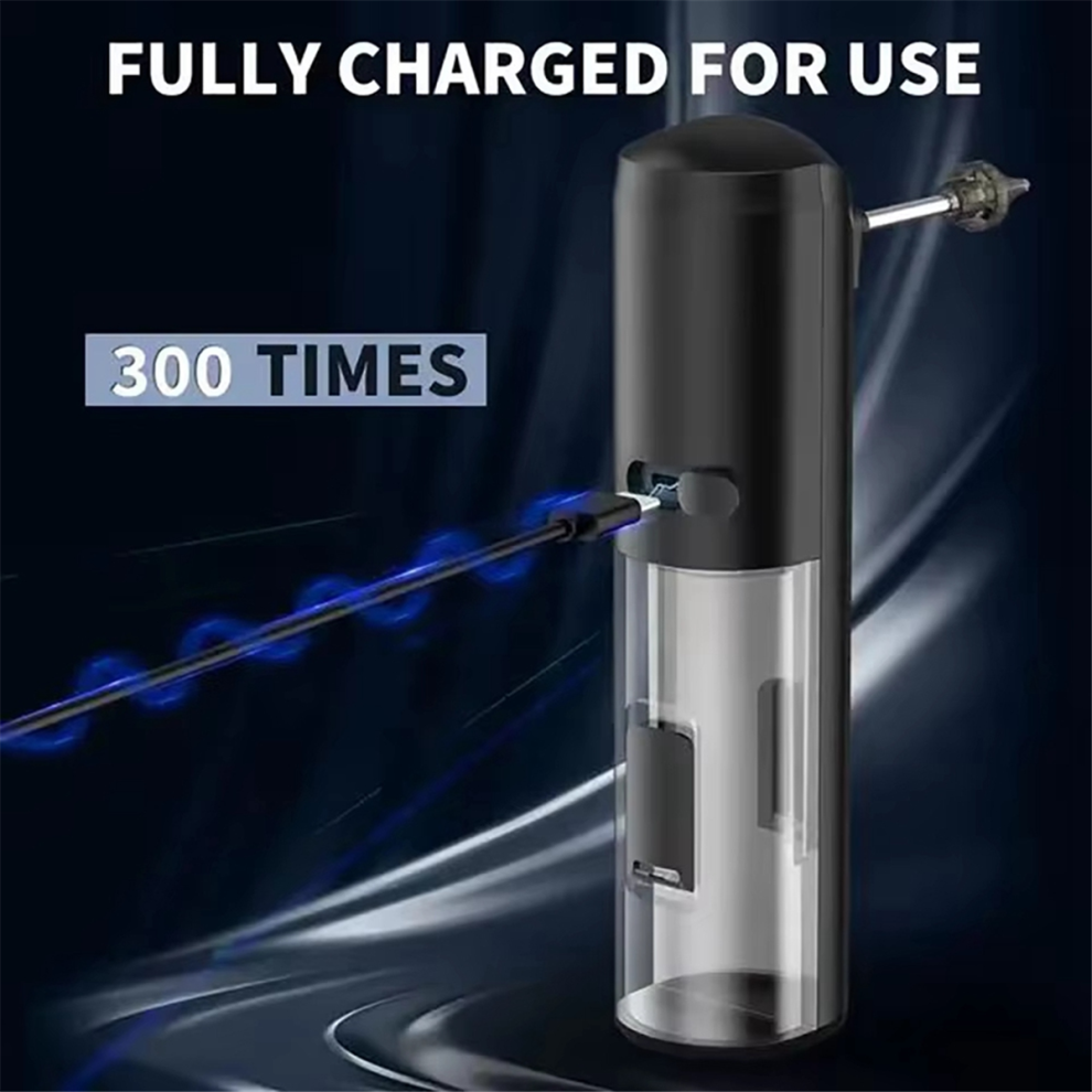 Saudism New Waterproof 3 Modes Ear Wax Removal Kit 2000Mah Battery Capacity Lcd Electric Cleaner With 250Ml Water Tank