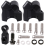Motorcycle Accessories Handlebar Riser Drag Handle Bar Clamp Extend Adapter for 800MT 700MT 450MT Black 3