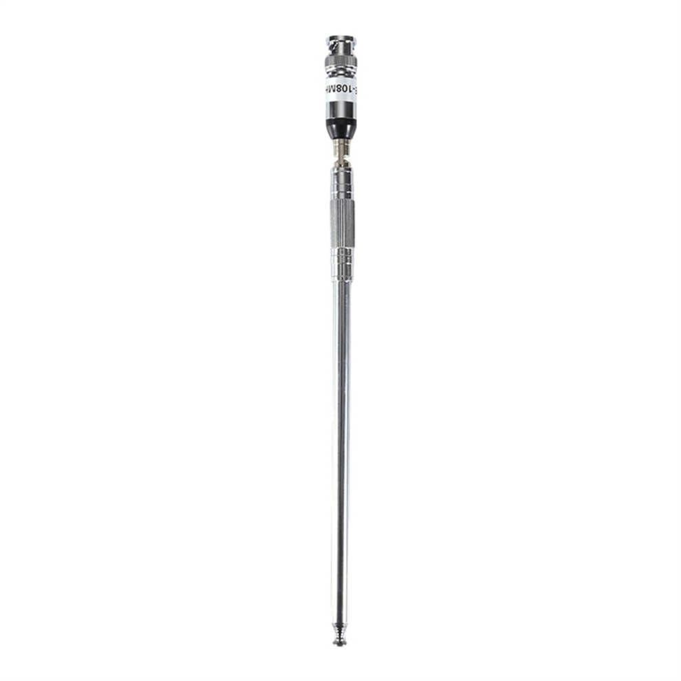 Retractable Fm Walkie Talkie Antenna Radio 76-108Mhz Bnc Interface 4852689478634